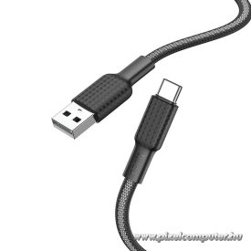   USB–USB-C 3A adat- és töltőkábel – Tartós nylon fonattal, 1 méter