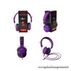 Wire headphones Jack 3,5 mm Art AP-60C violet