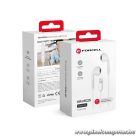 Wire earphones Lightning Forcell F-Audio HR-ME25 white