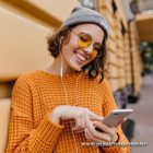 Wire earphones Lightning Forcell F-Audio HR-ME25 white