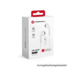 Wire earphones Lightning Forcell F-Audio HR-ME25 white