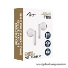 Wireless earphones Art TWS + docking station USB C AP-TW-B4W white