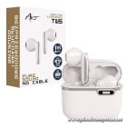 Wireless earphones Art TWS + docking station USB C AP-TW-B4W white