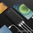 VEGER A10 – 10 000 mAh power bank, 4 portos hordozható töltő