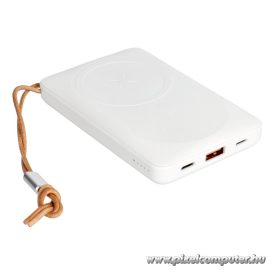   Veger MagOn 10 000 mAh 22.5W Power Bank – MagSafe vezeték nélküli és PD gyorstöltés, fehér