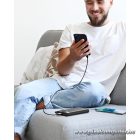 Veger C10 10 000 mAh – Beépített kábelekkel Power Bank fekete kivitelben