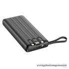 Powerbank Veger C20 (W2047 / W2059) 20000 mAh with built-in Micro-USB cables / Type C / Lightning black