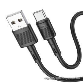 Cable USB A to USB C Hoco 3A 1 m X83 black