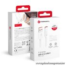 Cable USB A to USB C Forcell F-Energy QC4.0 3A 66W 1 m C336 white