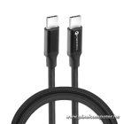 Cable USB C to USB C Forcell F-Energy QC4.0 PD 5A 100W E-mark / 4K / Thunderbolt / 20Gbit/s 1 m C391 black