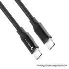 Cable USB C to USB C Forcell F-Energy QC4.0 PD 5A 100W E-mark / 4K / Thunderbolt / 20Gbit/s 1 m C391 black