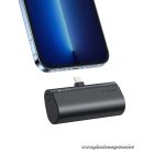 Powerbank Veger PlugOn (W0556P) PD QC3.0 3A 20W 5000 mAh with a built-in connector Lightning black