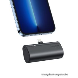   Powerbank Veger PlugOn (W0556P) PD QC3.0 3A 20W 5000 mAh with a built-in connector Lightning black