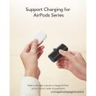 Powerbank Veger PlugOn (W0556P) PD QC3.0 3A 20W 5000 mAh with a built-in connector Lightning black