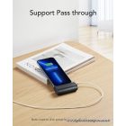 Powerbank Veger PlugOn (W0556P) PD QC3.0 3A 20W 5000 mAh with a built-in connector Lightning black