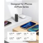 Powerbank Veger PlugOn (W0556P) PD QC3.0 3A 20W 5000 mAh with a built-in connector Lightning black