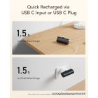 Powerbank Veger PlugOn (W0556/V0556) PD QC3.0 3A 20W 5000 mAh with a built-in connector Type C black