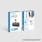 Powerbank Veger PlugOn (W0556/V0556) PD QC3.0 3A 20W 5000 mAh with a built-in connector Type C black