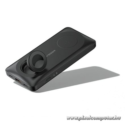Powerbank compatible with Magsafe Veger MagMulti (W1156) PD QC3.0 3A 22,5W 10000 mAh with wireless charging black