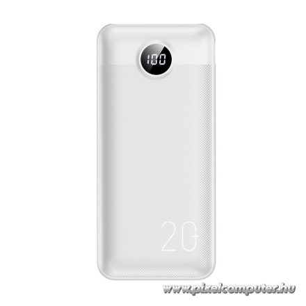 Veger L20S 20 000 mAh Power Bank – 20W gyorstöltés, többportos mobil energia