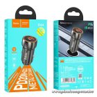 Hoco Autós Gyorstöltő PD 20W + QC 18W – Dupla Kimenet, Alumínium Ház