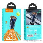 Car charger Hoco USB A + USB C PD QC3.0 3A 20W Z46A sapphire blue