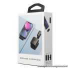 Vezeték nélküli Lightning mikrofon – 20 m hatótáv, zajszűréssel és töltőtokkal