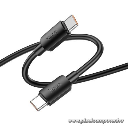 HOCO USB-C – USB-C PD Kábel 100W 1m – 6A Gyors Töltés Laptophoz is