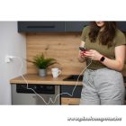 Cable USB C to USB C Forcell F-Energy QC4.0 PD 3A 60W 2 m C338 white