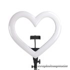 LED Ring Stream RGB lamp 10" with holder for mobile HEART + tripod JM26-10 black