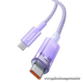   BASEUS cabel Type C to Type C PD 6A 100W Explorer P10319703221-01 / CB000043 1 m purple