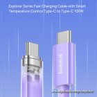 BASEUS cabel Type C to Type C PD 6A 100W Explorer P10319703221-01 / CB000043 1 m purple