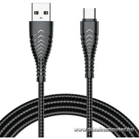 Cable USB A to Typ C VEGER 2,4A V104 1,2 m black