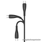 Cable USB A to Typ C VEGER 2,4A V104 1,2 m black