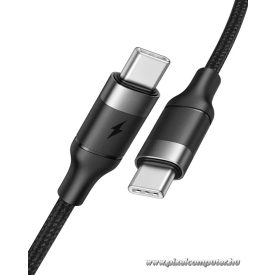 Cable Typ C to Typ C VEGER PD 5A 100W CC02 1,5 m black