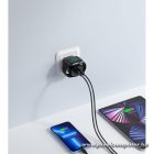 VEGER Hálózati Töltő Apple Watch Vezeték Nélküli Töltéssel – USB-C + USB-A, 25W