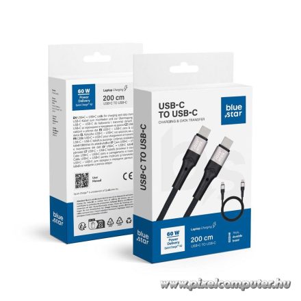 USB-C – USB-C Gyors Töltőkábel 3A 60W PD 