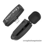 Wireless lavalier microphone Lightning Hoco L15 black