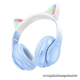 Wireless headphones Hoco W42 Cat Ear crystal blue