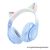 Wireless headphones Hoco W42 Cat Ear crystal blue