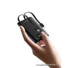 Powerbank Veger C11 (W1170) PD QC3.0 2A 22,5W 10000 mAh with built-in cables USB C / Lightning black