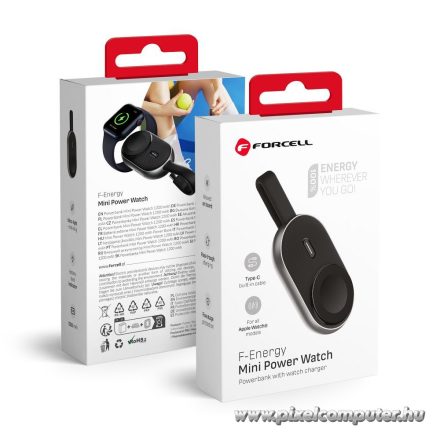 Powerbank do Apple Watch Forcell F-Energy Mini Power Watch 1A 2,5W 1200 mAh black