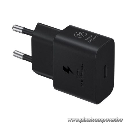 Samsung 25W Super Fast Charging hálózati töltő – GeN technológia, USB-C kábellel