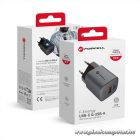 Phone charger Forcell F-Energy GaN USB C + USB A QC4.0 PD 3A 33W VT-31 gray