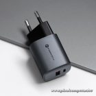 Phone charger Forcell F-Energy GaN USB C + USB A QC4.0 PD 3A 33W VT-31 gray