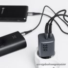 Phone charger Forcell F-Energy GaN USB C + USB A QC4.0 PD 3A 33W VT-31 gray
