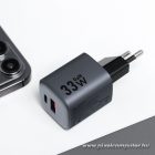 Phone charger Forcell F-Energy GaN USB C + USB A QC4.0 PD 3A 33W VT-31 gray