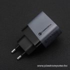 Phone charger Forcell F-Energy GaN USB C + USB A QC4.0 PD 4A 45W VT-39 gray