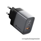Phone charger Forcell F-Energy GaN USB C + USB A QC4.0 PD 4A 45W VT-39 gray