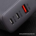 Phone charger Forcell F-Energy GaN 2 x USB C + USB A QC4.0 PD 4A 65W VT-42B gray